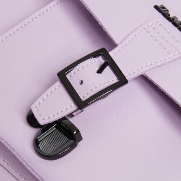 Rare NWT Dr. Marten's Convertible Leather Heart Backpack in Lilac Kiev - Picture 5 of 12